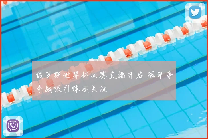 俄罗斯世界杯决赛直播开启 冠军争夺战吸引球迷关注