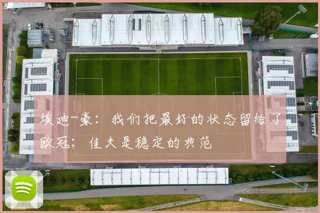 埃迪-豪:我们把最好的状态留给了欧冠;佳夫是稳定的典范