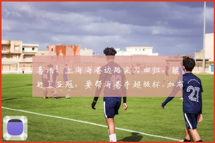 喜讯!上海海港边路尖刀回归,能赶上亚冠,要帮海港夺超级杯_加布里埃尔_莫雷拉_赛季